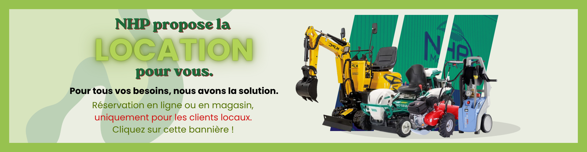 NHP Motoculture lance son service de location